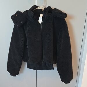 ALO Yoga Black Teddy Jacket
